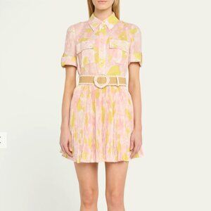Zimmermann Pop Pleated Mini dress, Size 0, Size US 4